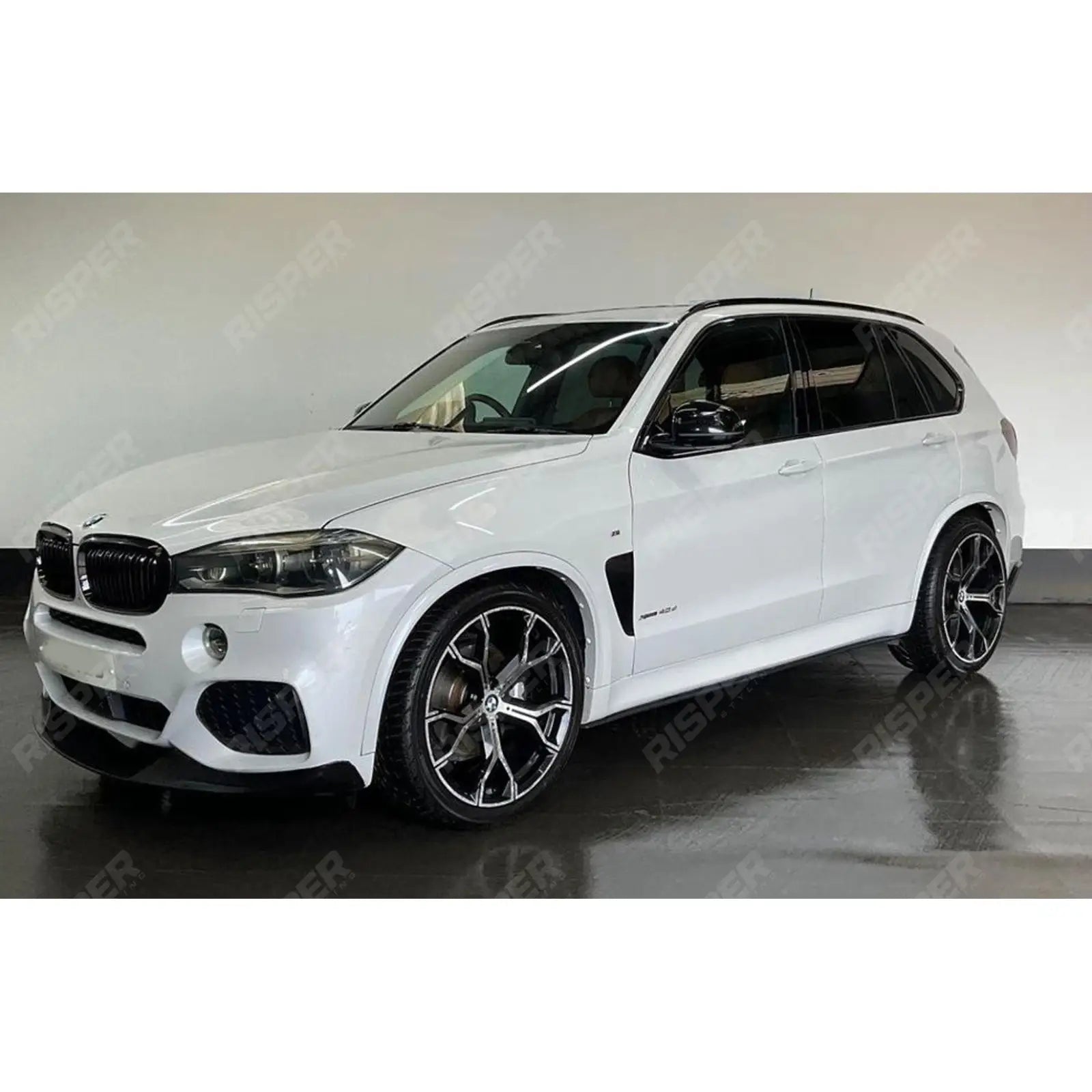 BMW X5 F15 M Sport 2013 - 2018 - Front Splitter Lip in Gloss Black