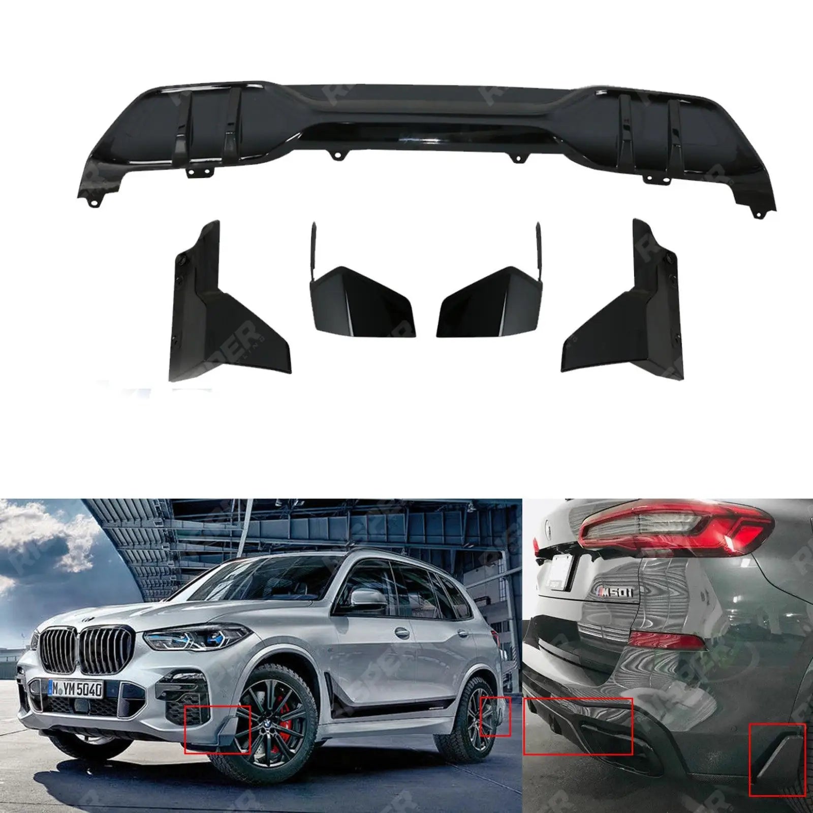 BMW X5 G05 (2018 - 2022) M Sport AeroKit - Gloss Black Main image