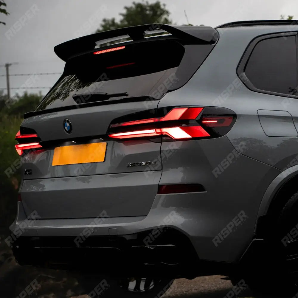 BMW X5 G05 2018 On Mid Spoiler In Gloss Black Rear Spoilers