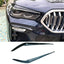 BMW X5 G05 2019-2023 (PRE LCI) Headlight Brows In Gloss Black Body Trims