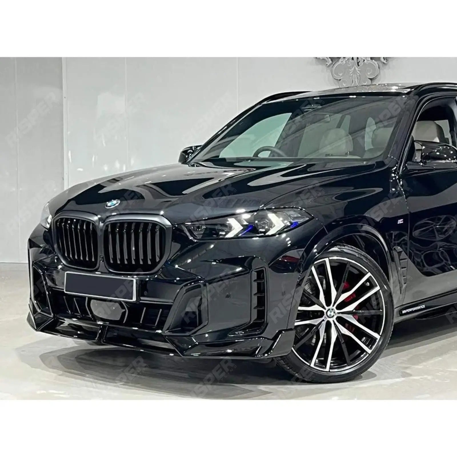 BMW X5 G05 LCI M Sport 2023+ Front Splitter In Gloss Black Front Splitter