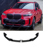 BMW X5 G05 LCI M Sport 2023+ Front Splitter In Gloss Black Front Splitter