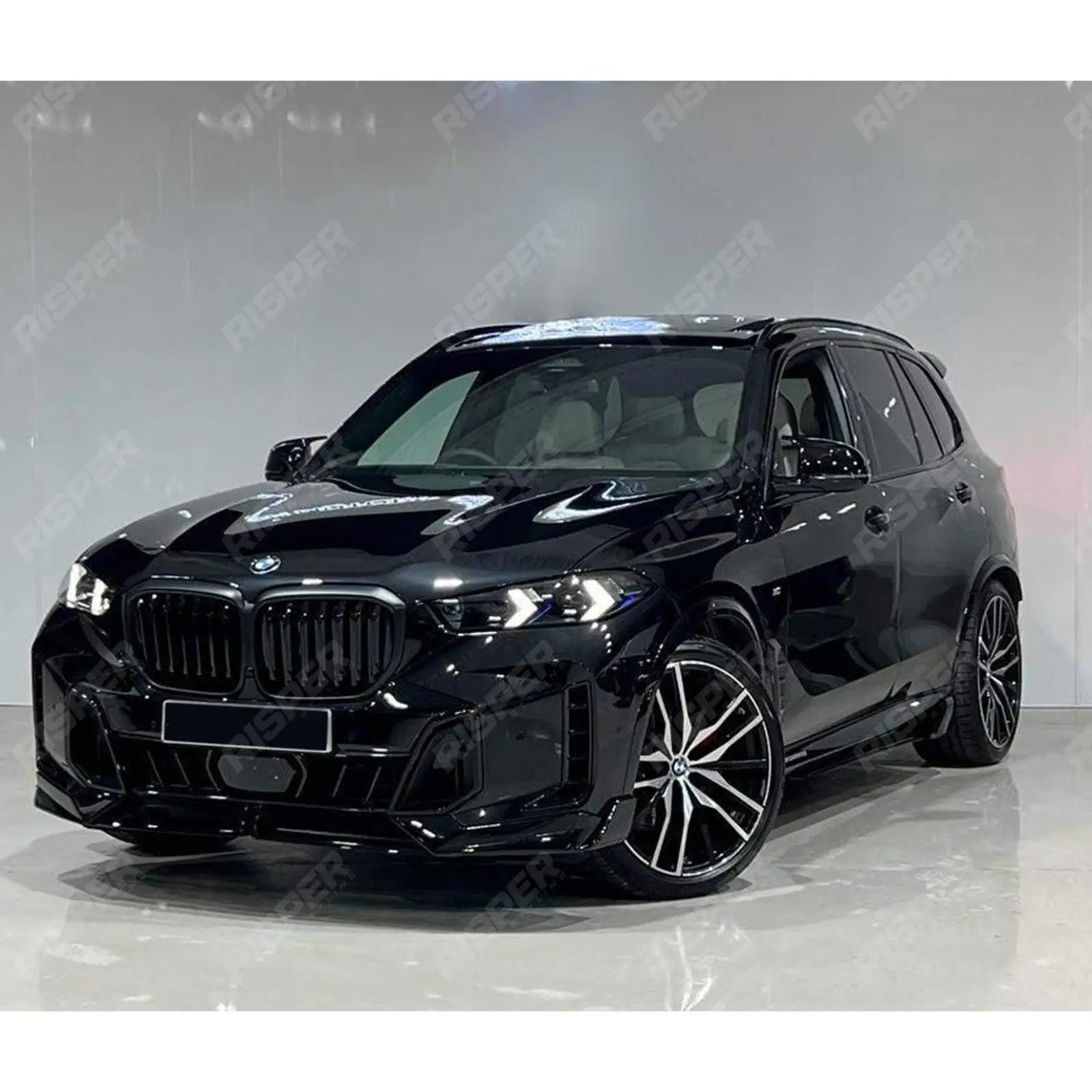 BMW X5 G05 LCI M Sport 2023+ Gloss Black Aero Kit by RISPER