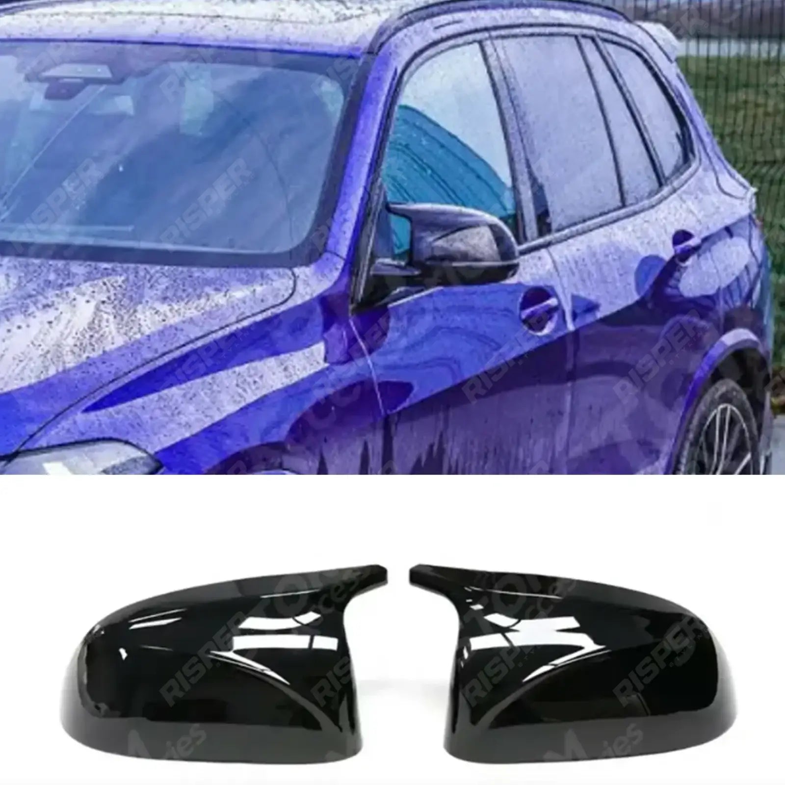 BMW X5 G05 LCI M Sport 2023+ Mirror Covers Gloss Black Mirror Covers Main image