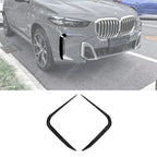 BMW X5 G05 (LCI) M Sport 2023+ Front Bumper Canards In Gloss Black Body Trims