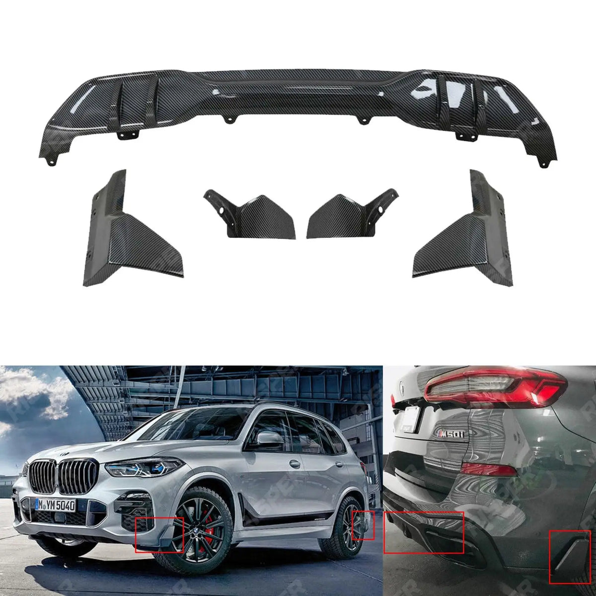 BMW X5 G05 M Sport (2018 - 2022) AeroKit - Carbon Look
