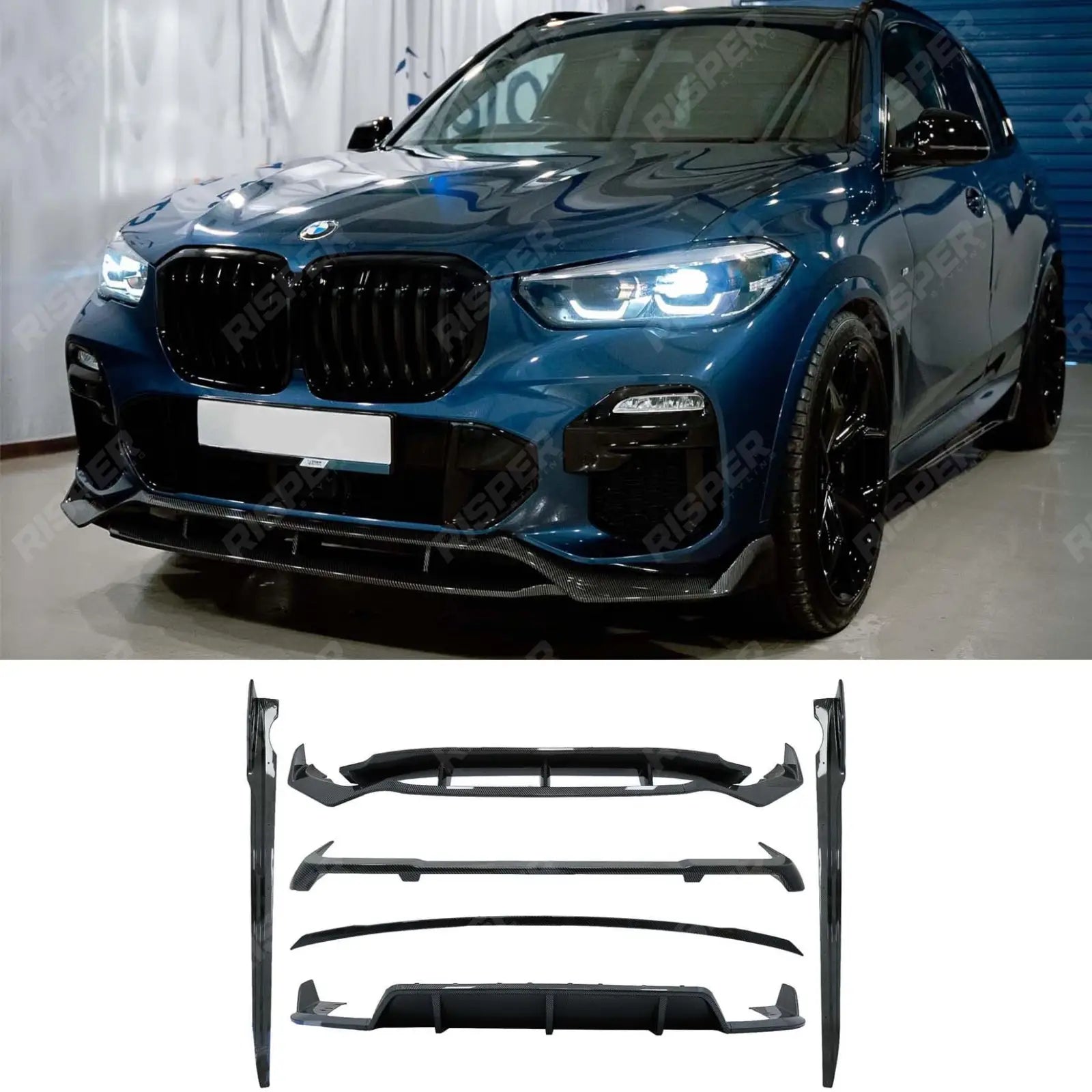 BMW X5 G05 M Sport (2018 - 2022) Black Knight Aero Kit Carbon Look Main image