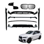 Bmw X5 G05 M Sport 2018 - 2022 - Black Knight Aero Kit Full - With Grill & Mirror Caps
