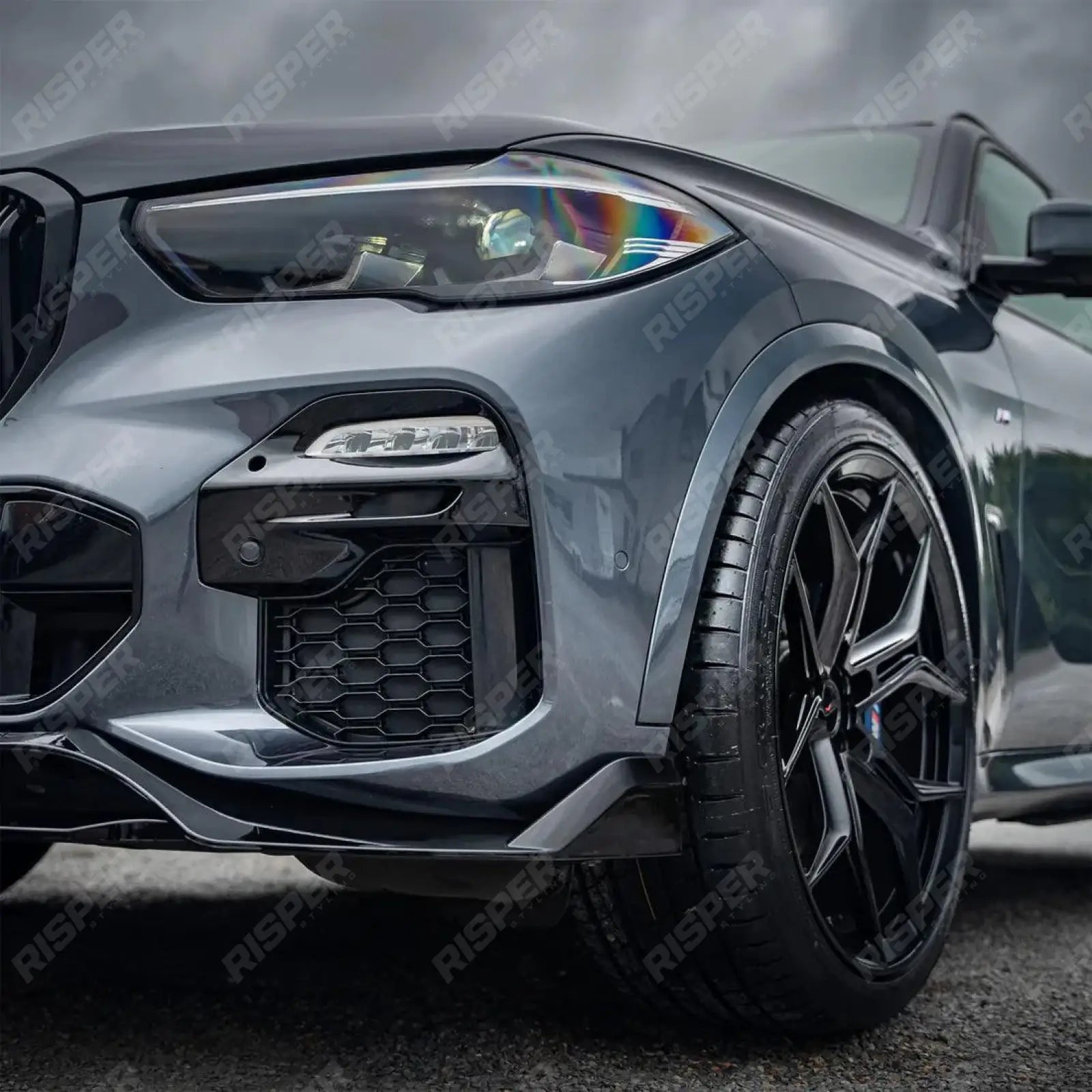 Bmw X5 G05 M Sport 2018 - 2022 - Black Knight Aero Kit Full - With Grill & Mirror Caps