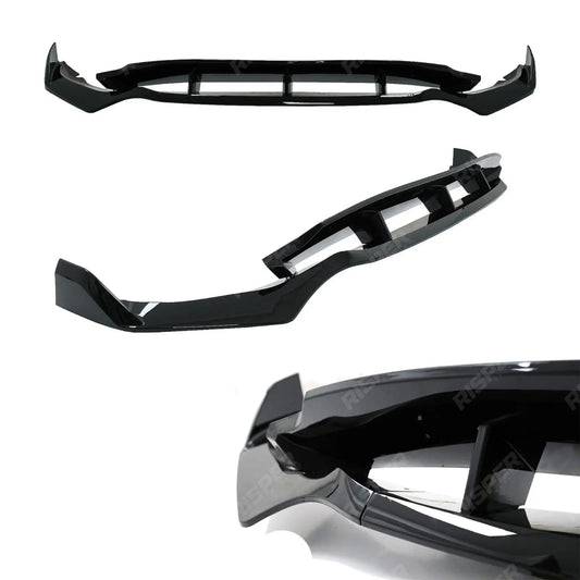 BMW X5 G05 M Sport 2018 - 2022 - Black Knight Front Splitter in Gloss Black