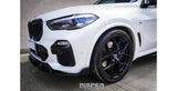 BMW X5 G05 M Sport 2018 - 2022 - Black Knight Front Splitter in Gloss Black