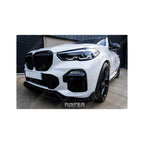 BMW X5 G05 M Sport 2018 - 2022 - Black Knight Front Splitter in Gloss Black