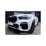 BMW X5 G05 M Sport 2018 - 2022 - Black Knight Front Splitter in Gloss Black