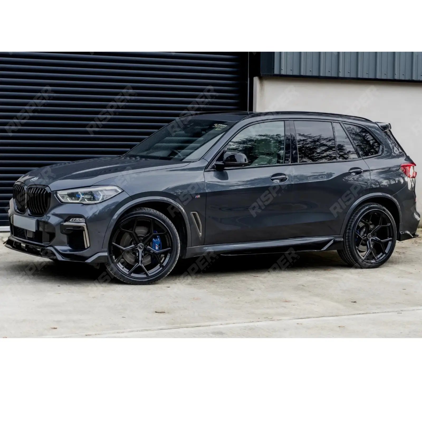 BMW X5 G05 M Sport 2018+ - Black Knight Side Skirt Splitters in Gloss Black