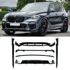 BMW X5 M Sport 2018 - 2022 G05 Gloss Black Knight Aero Body Kit M Sport
