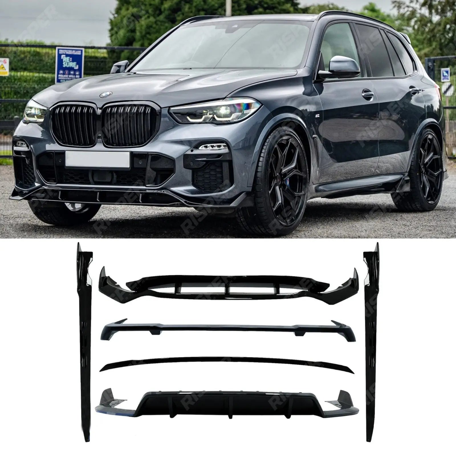 BMW X5 M Sport 2018 - 2022 G05 Gloss Black Knight Aero Body Kit M Sport Main image
