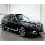 BMW X7 G07 2018 on Side Steps - Silver & Black