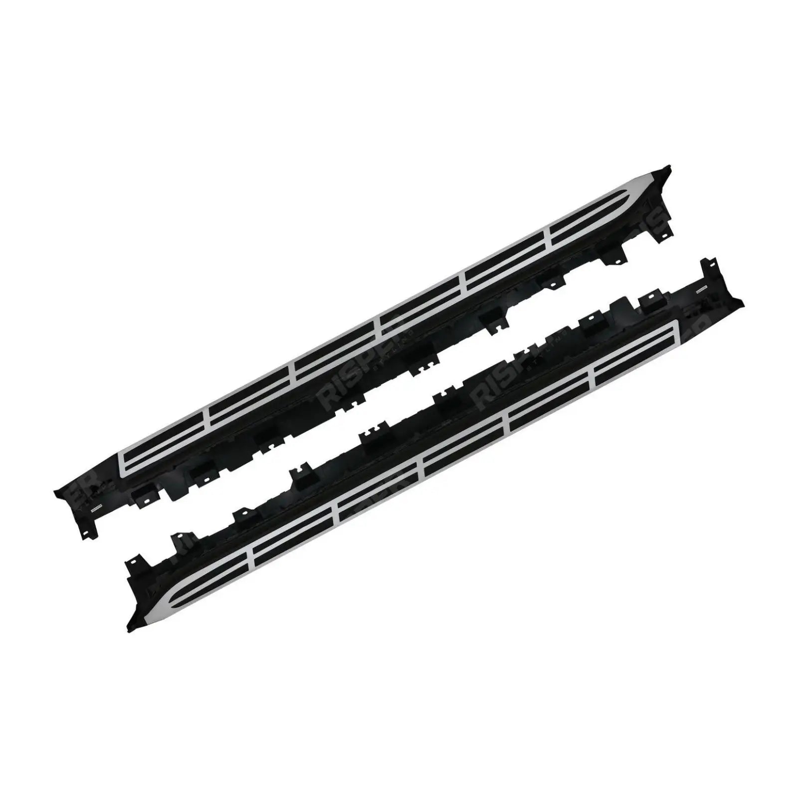 BMW X7 G07 2018 on Side Steps - Silver & Black