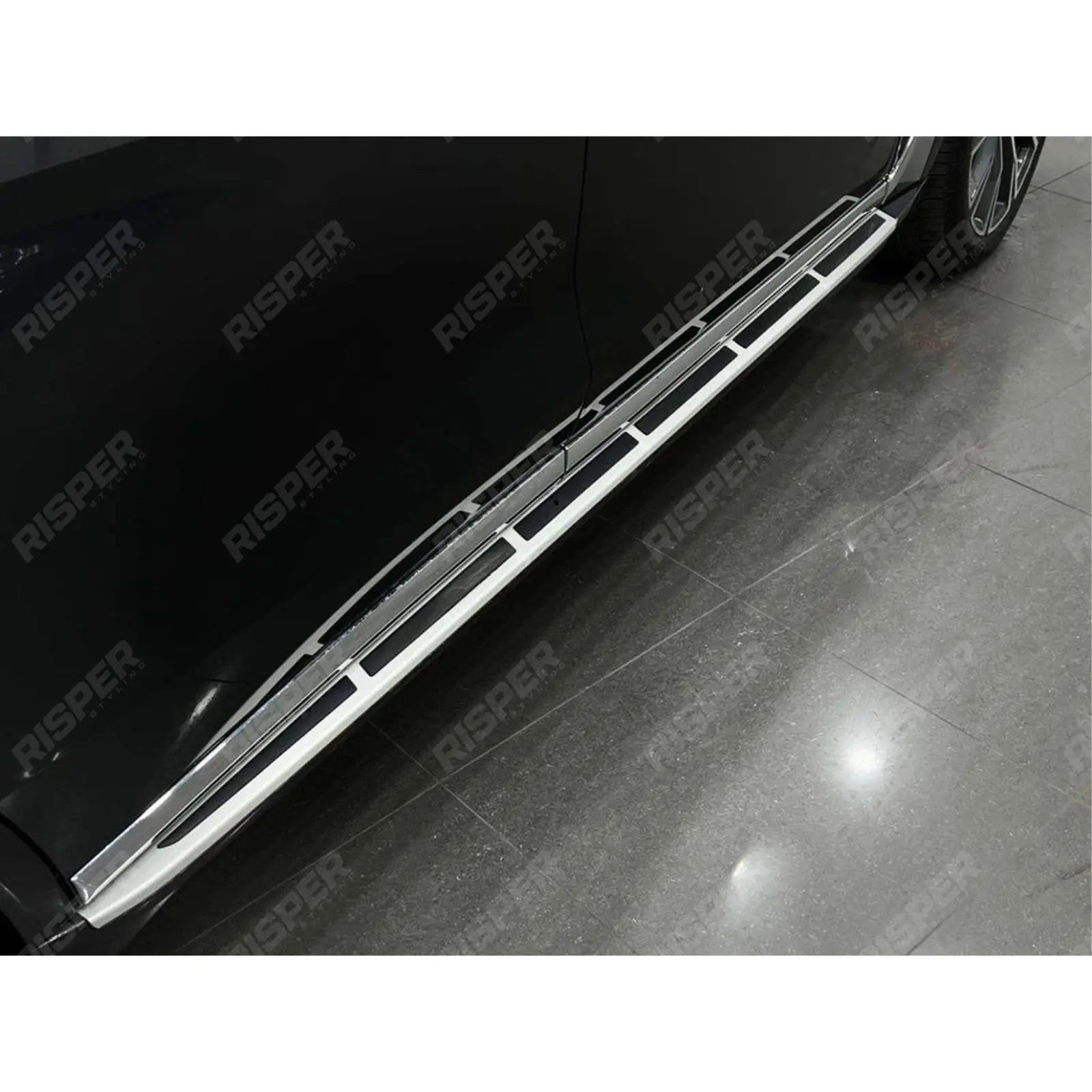 BMW X7 G07 2018 on Side Steps - Silver & Black