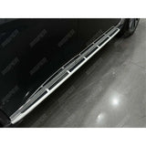 BMW X7 G07 2018 on Side Steps - Silver & Black