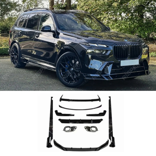 BMW X7 G07 LCI M Sport 2023+ Aero Kit In Gloss Black Aero Kit