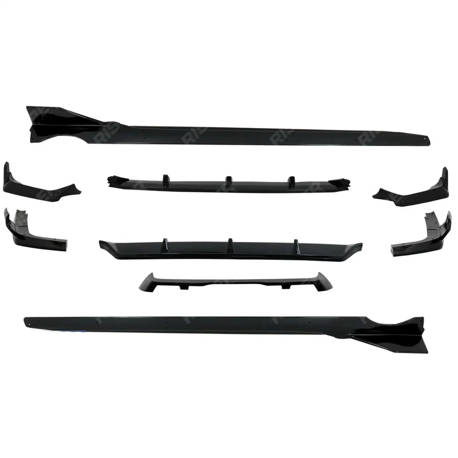 BMW X7 G07 M Sport (2018 - 2022 Pre - LCI) Black Knight Aero Kit in Gloss Black