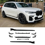 BMW X7 G07 M Sport (2018 - 2022 Pre - LCI) Black Knight Aero Kit in Gloss Black