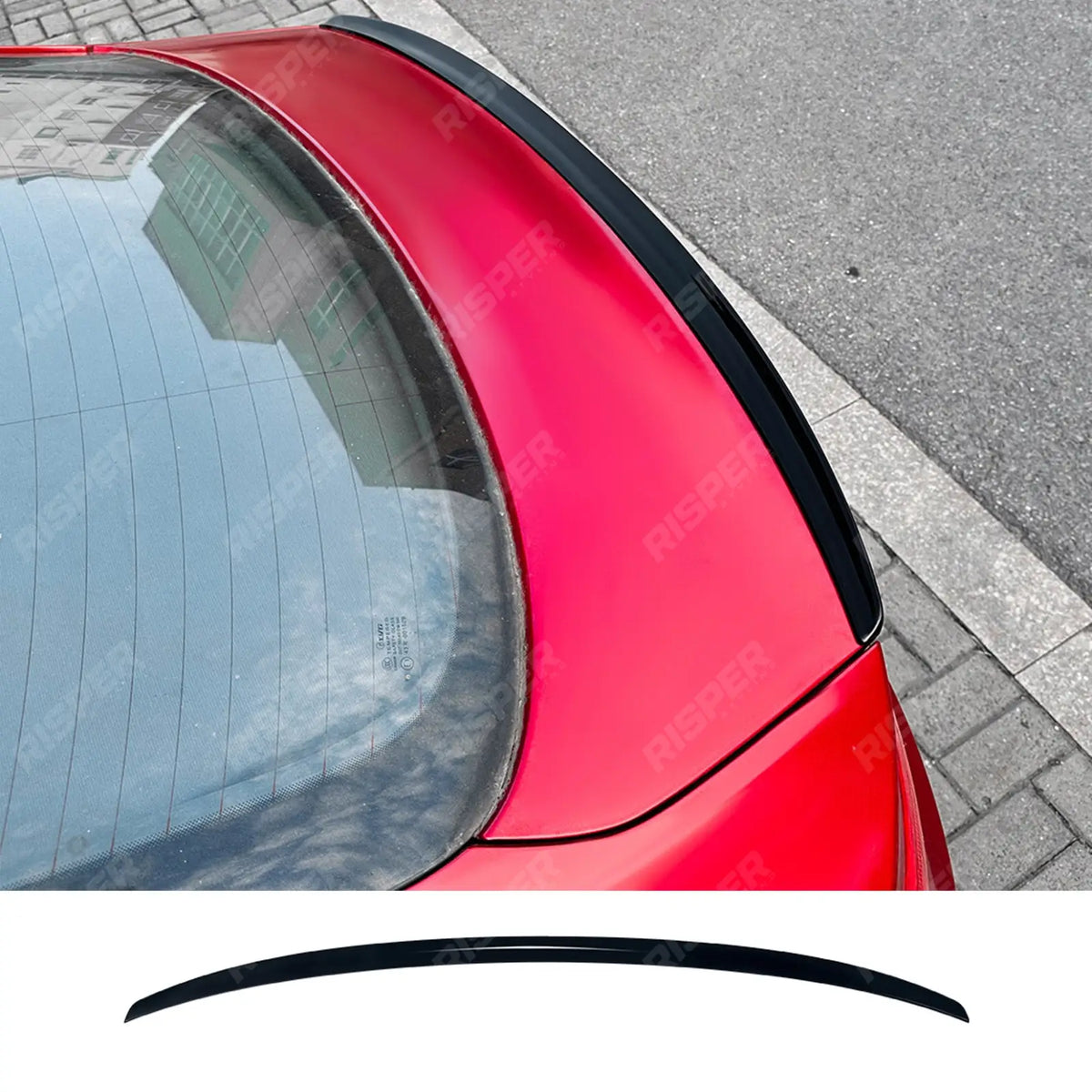 Boot Spoiler in Gloss Black For Audi A5 S5 8t Sportback 4 Doors 2007-2017 - Rear Spoilers