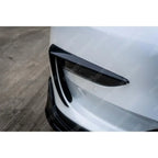 TESLA MODEL 3 2018 ON CANARD ACCENTS - IN GLOSS BLACK Body Trims