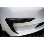 TESLA MODEL 3 2018 ON CANARD ACCENTS - IN GLOSS BLACK Body Trims