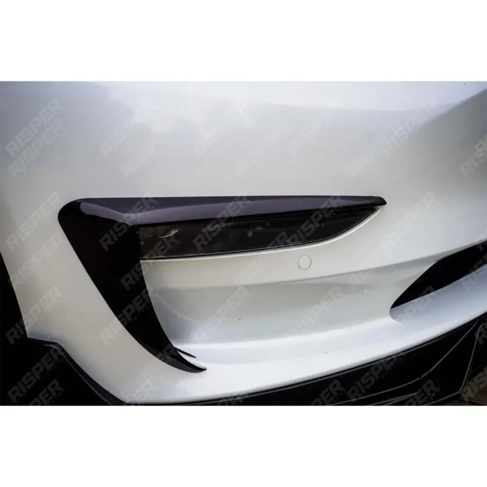 TESLA MODEL 3 2018 ON CANARD ACCENTS - IN GLOSS BLACK Body Trims