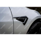 TESLA MODEL 3 2018 ON CANARD ACCENTS - IN GLOSS BLACK Body Trims