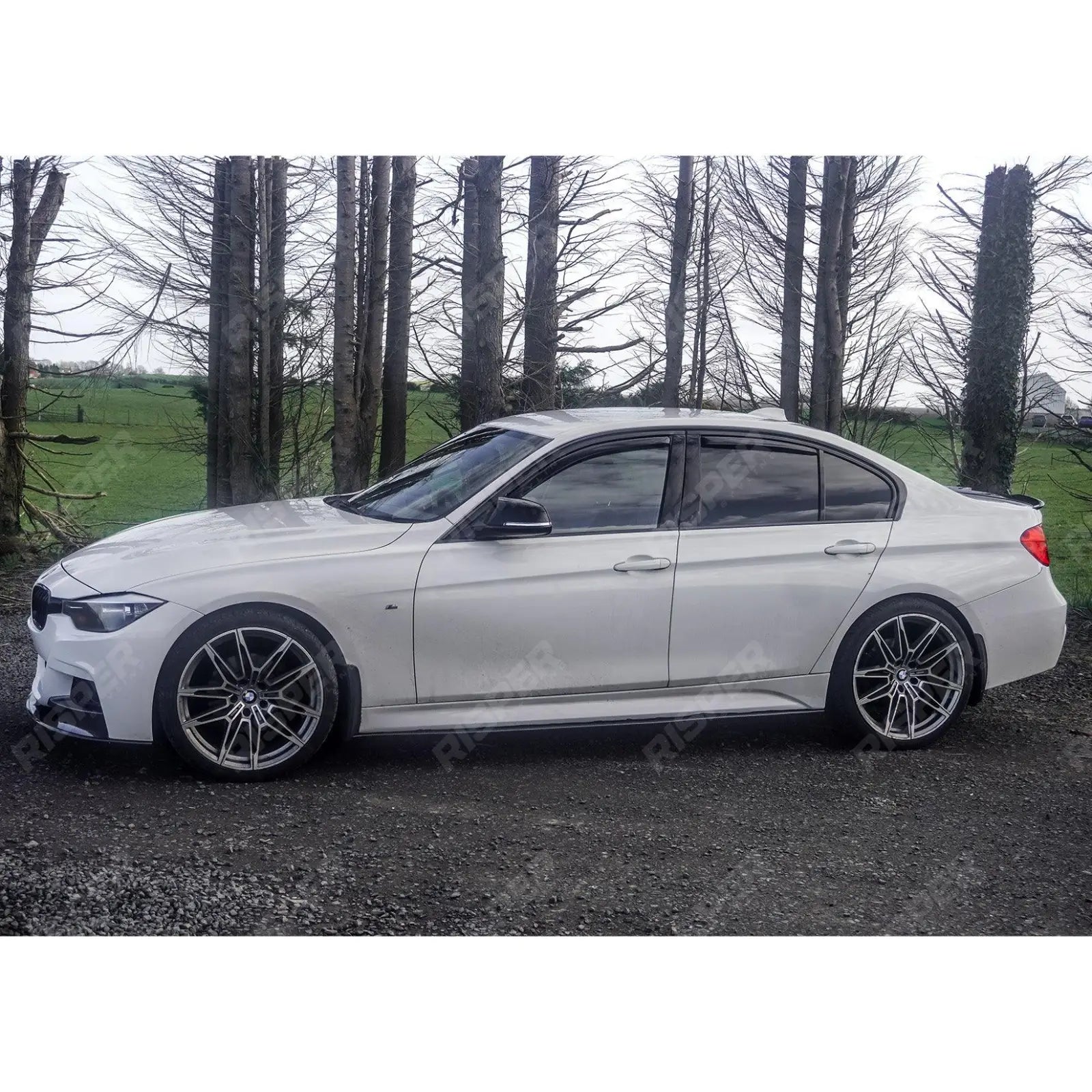BMW 3 Series F30 M Sport 2012 - 2018 Carbon Look Full Aero Body Kit - Diffuser 0___0