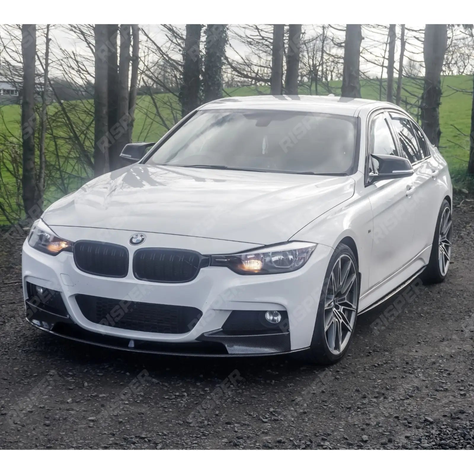 BMW 3 Series F30 M Sport 2012-2018 Carbon Look Full Aero Body Kit - Diffuser 00__00 Aero Kit