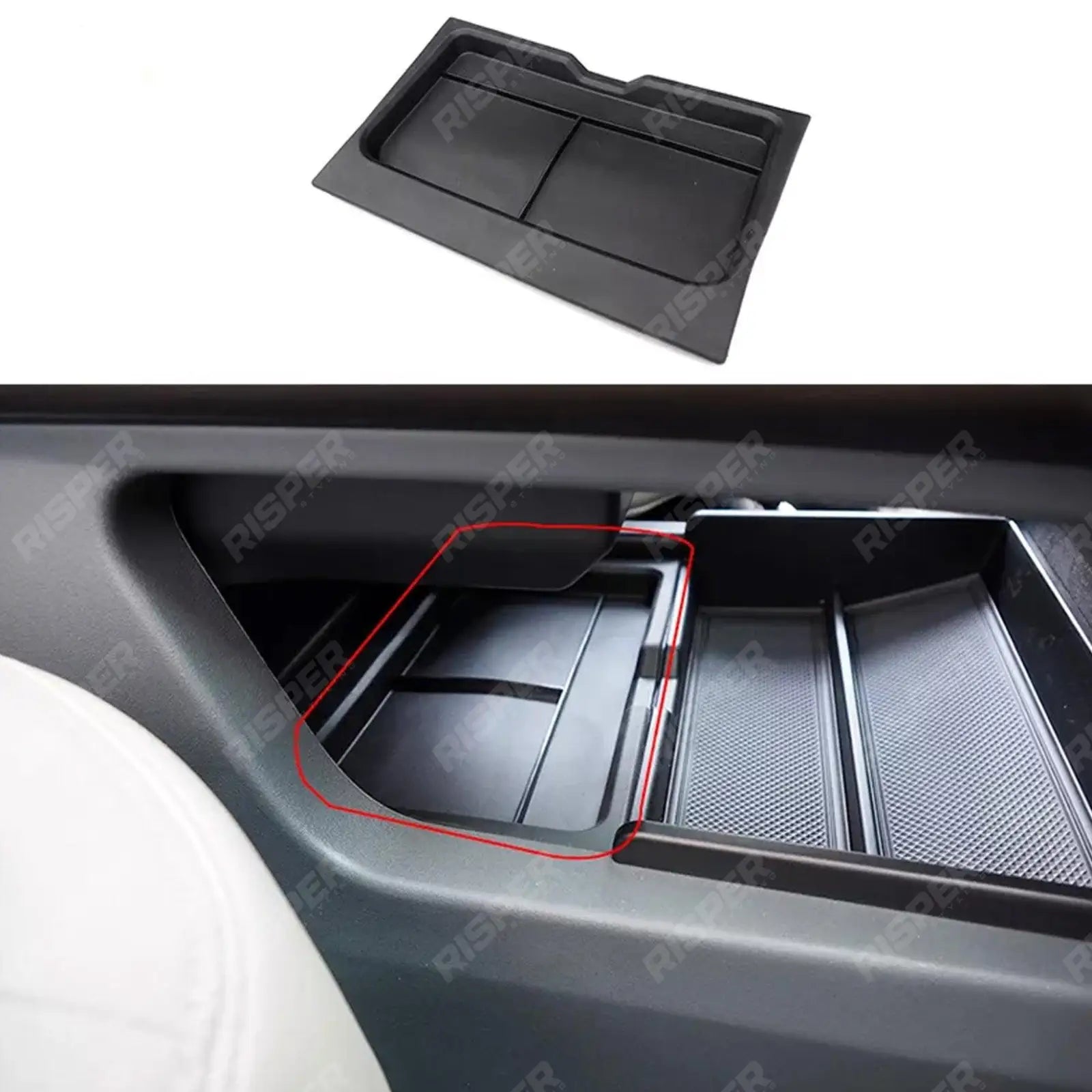 Land Rover Defender L663 90/110/130 2020 On - Central Control Lower Storage Mat Main image