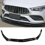Mercedes CLA W118 2020+ Gloss Black ’CLA45S AMG Style’ Front Splitter Lip Front Splitter