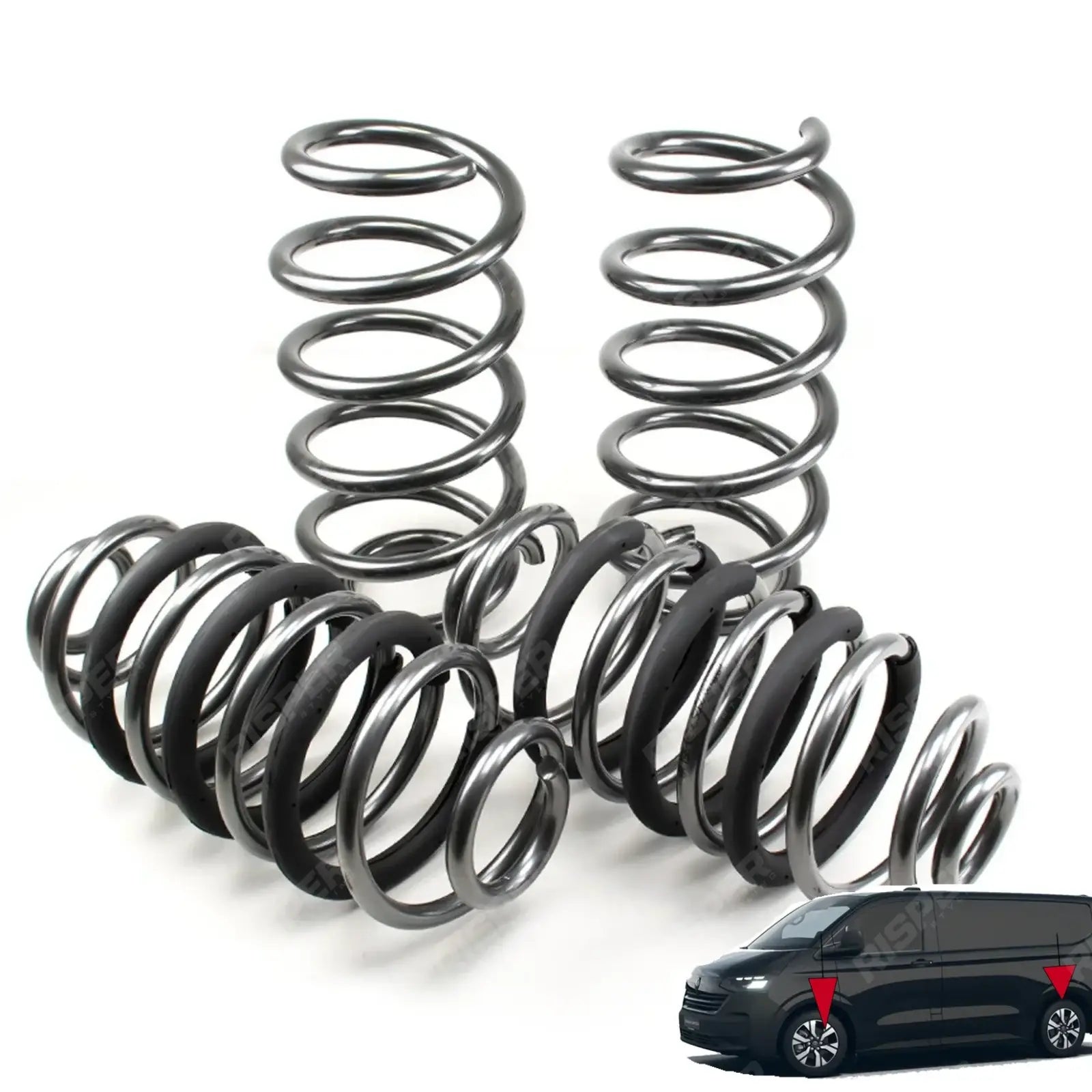 Volkswagen Transporter T7 2024+ Cobra Lowering Suspension Kit - Front 40mm / Rear 65mm Lowering Springs Main image