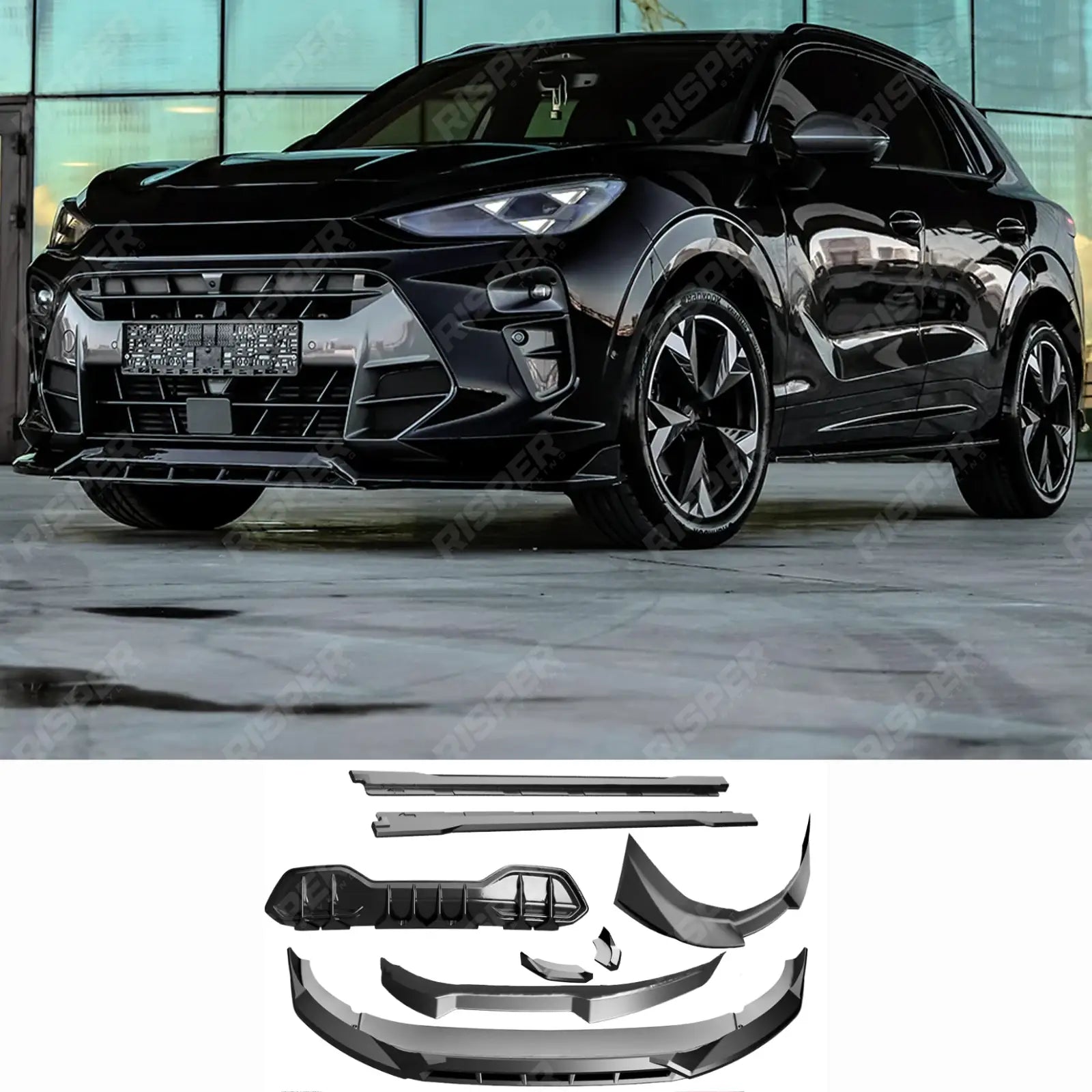 Cupra Terrmar MK1 2025 On Complete Body Kit In Gloss Black Body Kit