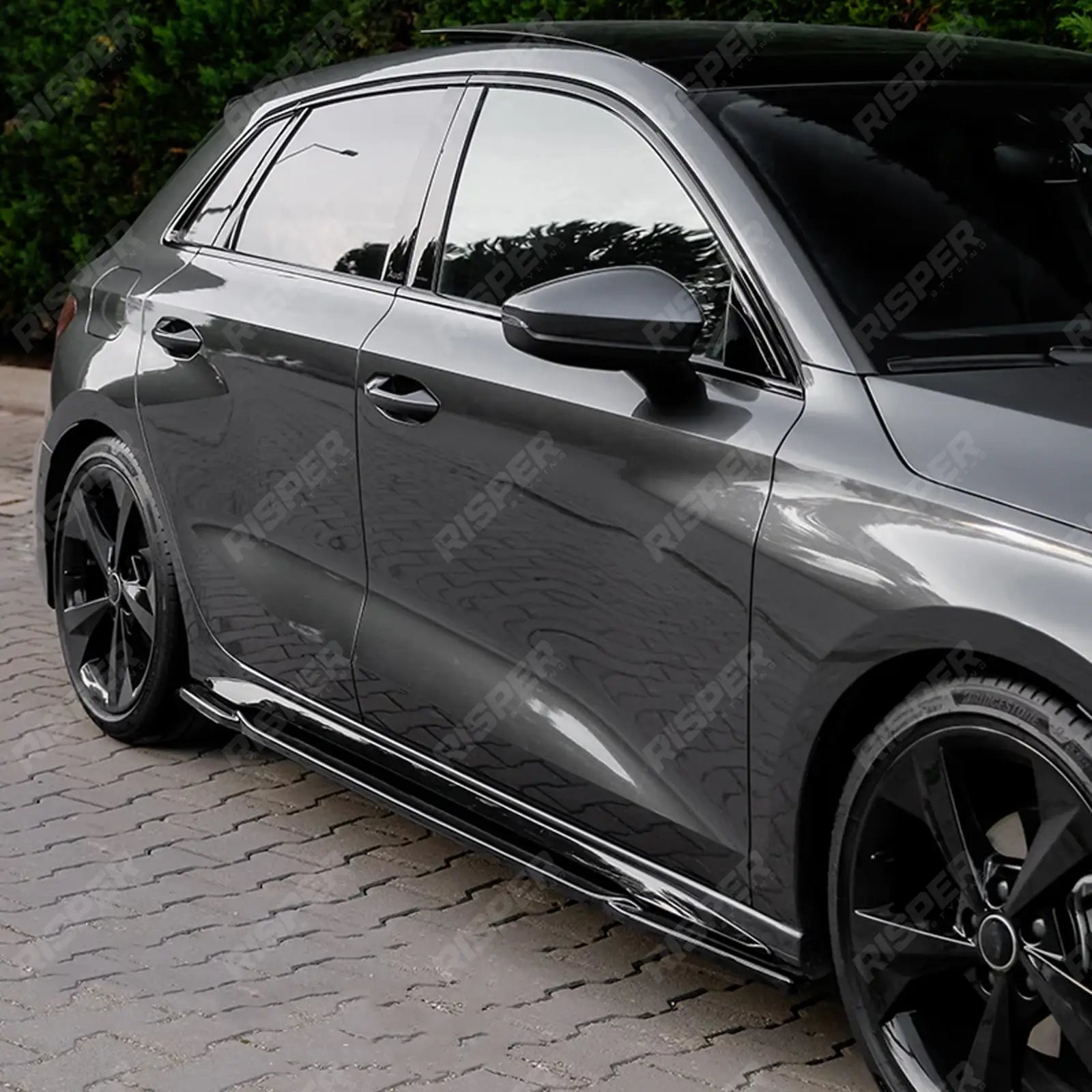 Audi A3 8y 2025 on S-line / S3 Sportback Complete Body Kit in Gloss Black - Body Kit