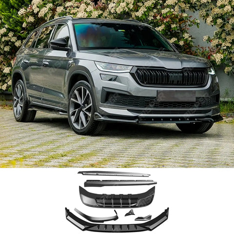 Complete Body Kit in Gloss Black For Skoda Kodiaq Sportline Mk1 Facelift 2021-2023 - Body Kit
