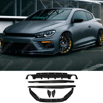 Complete Body Kit in Gloss Black For Volkswagen Sirocco R 2014-2017 - Body Kit