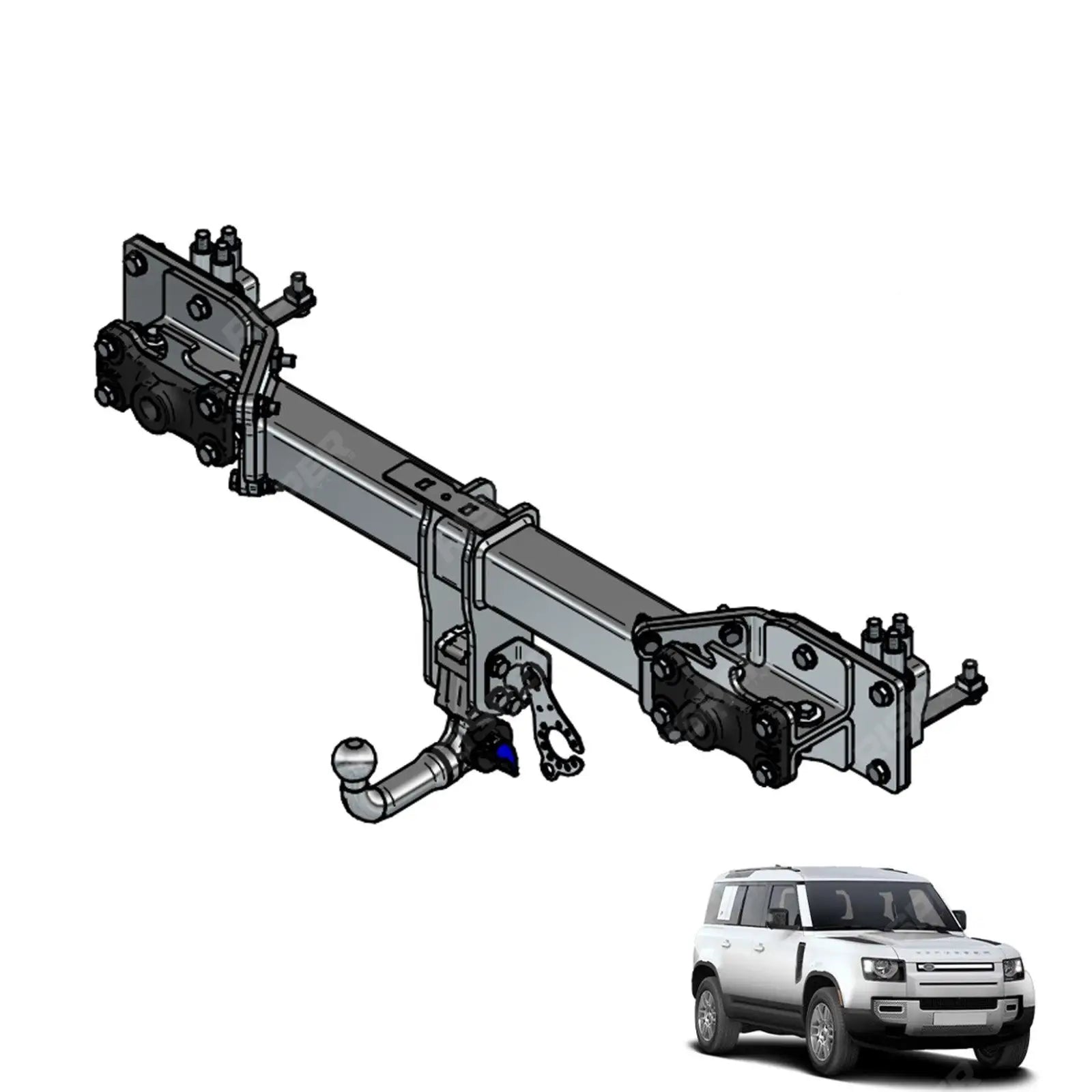 LAND ROVER DEFENDER 2020 ONWARD 130 / 110 / 90 COMPLETE DETACHABLE TOW BAR Main image