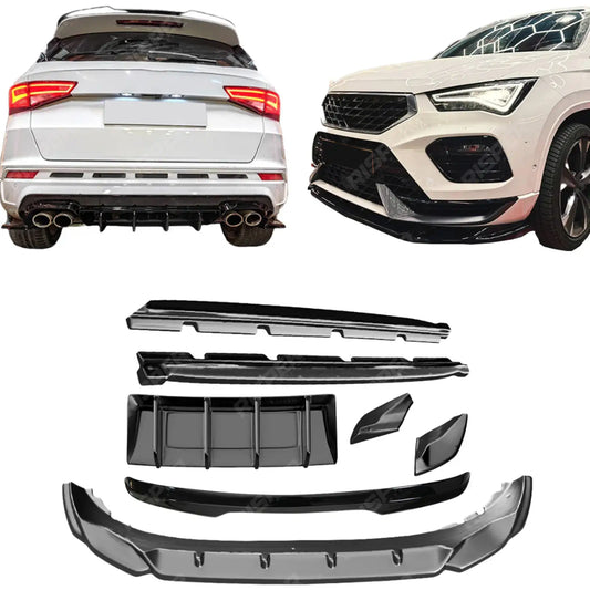 Cupra Ateca MK1 2018+ Full Risper Aero Kit In Gloss Black Body Kit