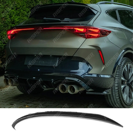 Cupra Formentor MK1 2020 On Lower Spoiler In Gloss Black Spoiler