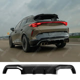 Cupra Formentor MK1 Facelift 2024 On Rear Diffuser In Gloss Black Diffuser