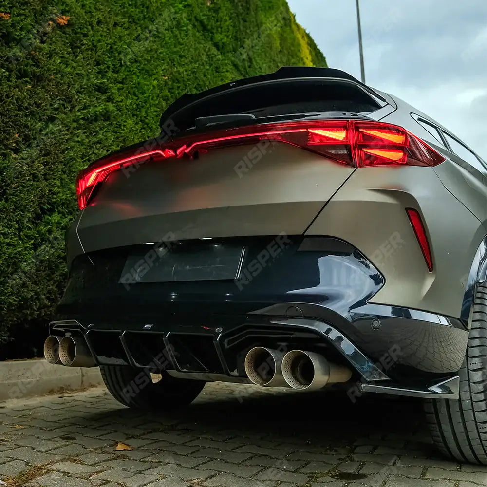 Cupra Formentor MK1 Facelift 2024 On Rear Diffuser In Gloss Black Diffuser
