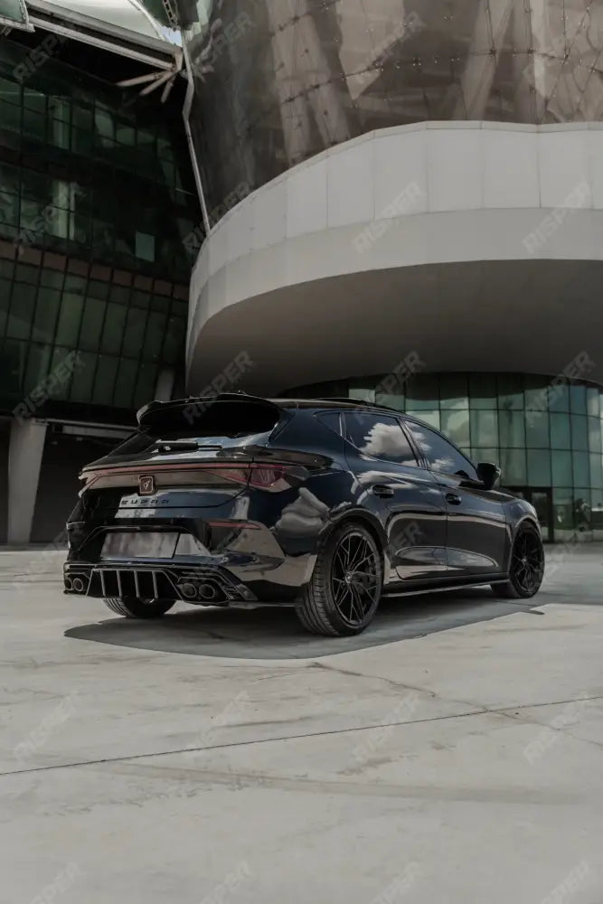 Cupra Leon 2020 On Rear Diffuser In Gloss Black