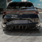 Cupra Leon 2020 On Rear Diffuser In Gloss Black