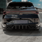 Cupra Leon 2020 On Rear Diffuser In Gloss Black