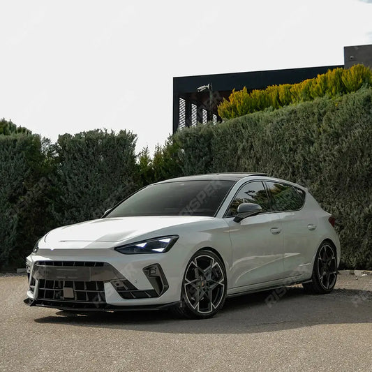 Cupra Leon Facelift 2024 On Front Splitter In Gloss Black Front Splitter
